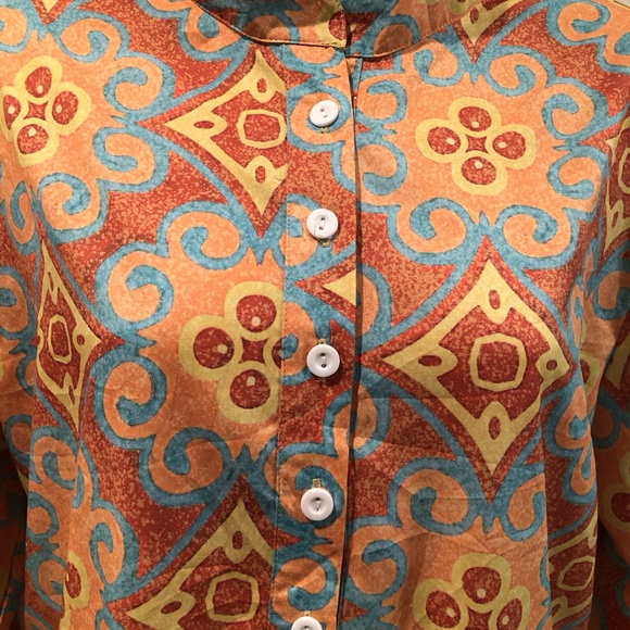 NWOT paisley satin feel size XL - Picture 7 of 7